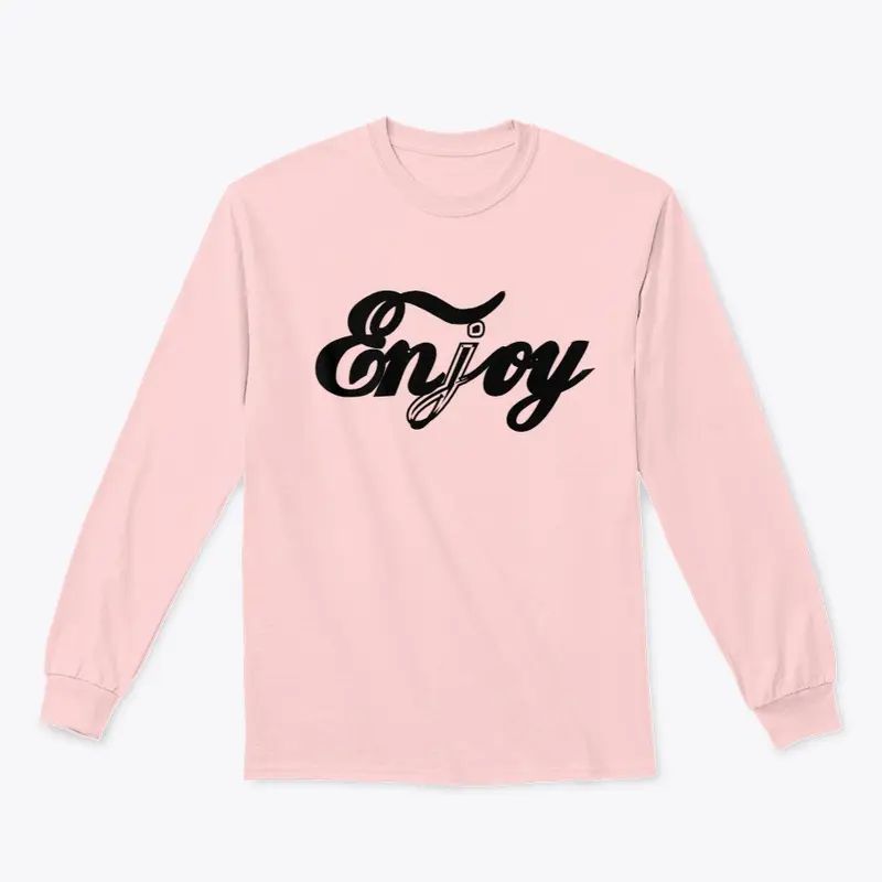 "Enjoy" printed design.