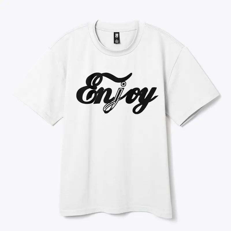 "Enjoy" printed design.