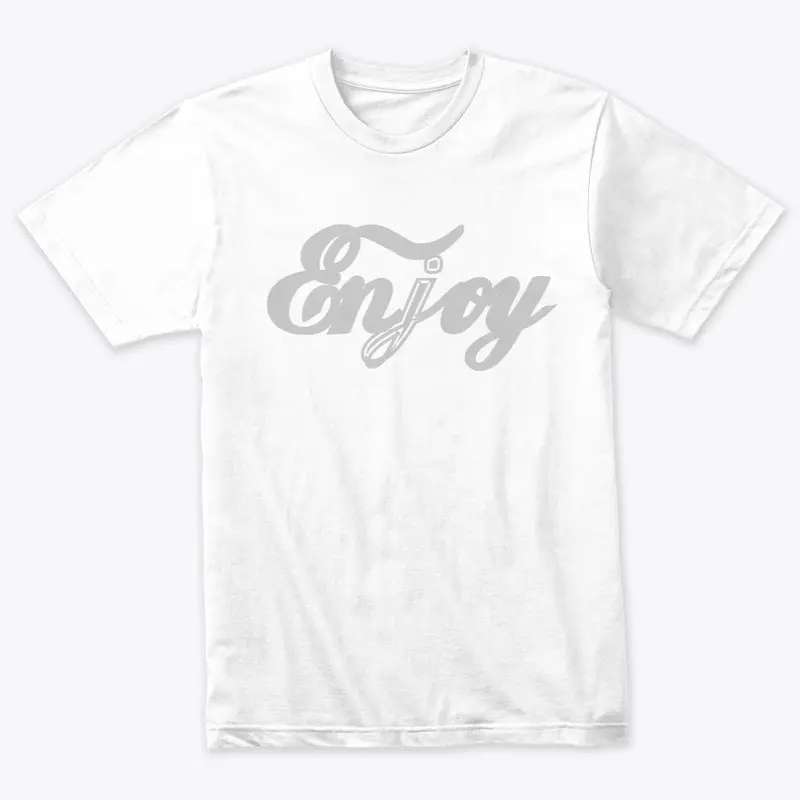 "Enjoy" printed design.