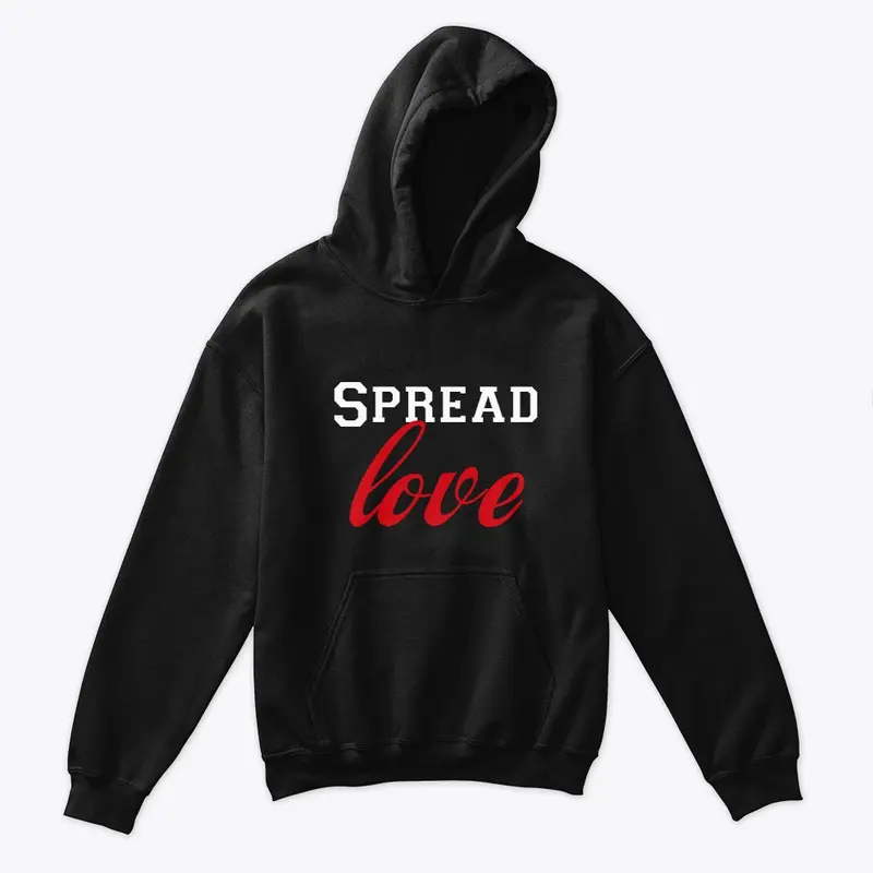  "Spread Love" printed design.