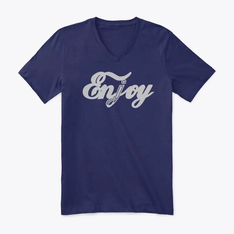 "Enjoy" printed design.