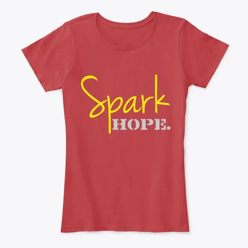 Spark hope.printed design.