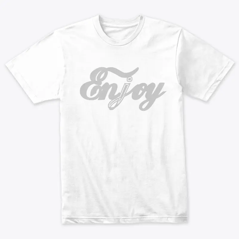 "Enjoy" printed design.