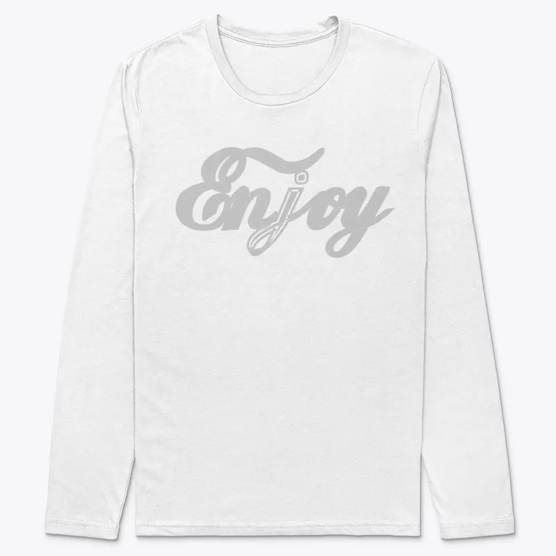 "Enjoy" printed design.