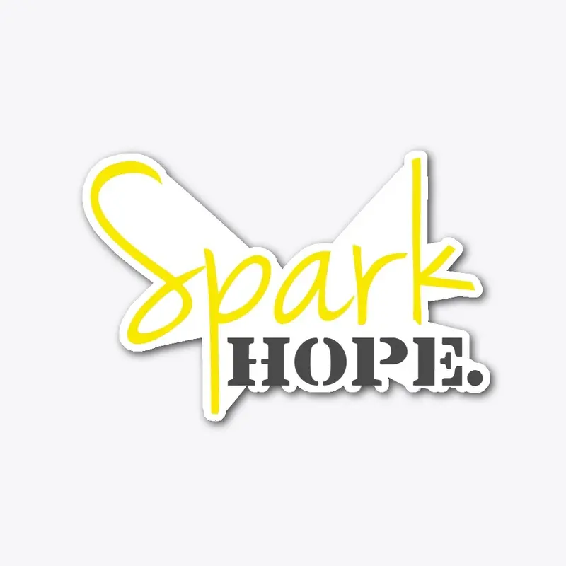 Spark hope.printed design.