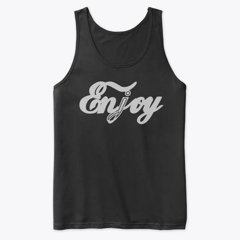 "Enjoy" printed design.